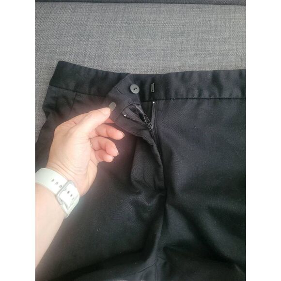 Zara Dress Ankle Pants Crochet Black Slacks Size Small - Picture 6 of 9